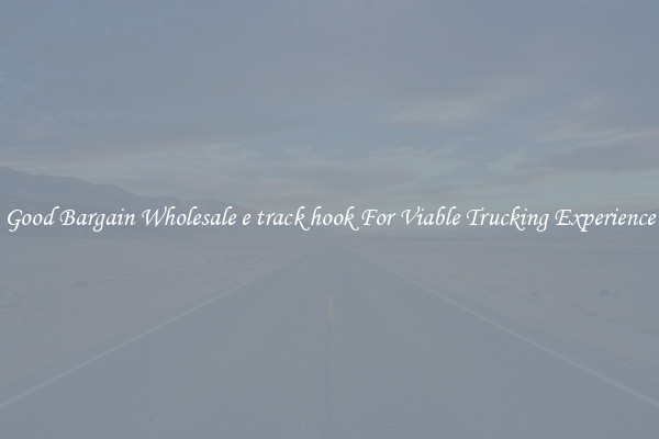 Good Bargain Wholesale e track hook For Viable Trucking Experience