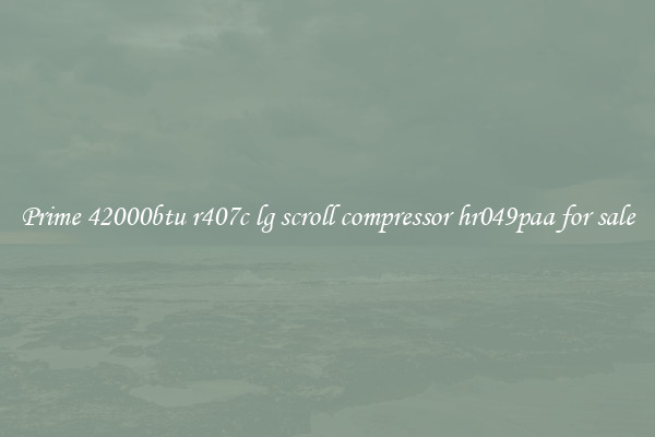 Prime 42000btu r407c lg scroll compressor hr049paa for sale