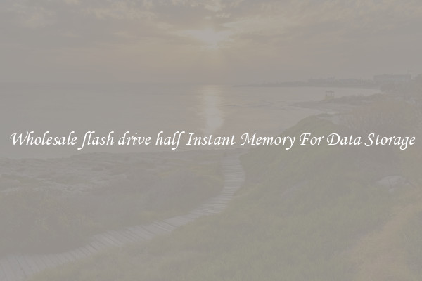 Wholesale flash drive half Instant Memory For Data Storage